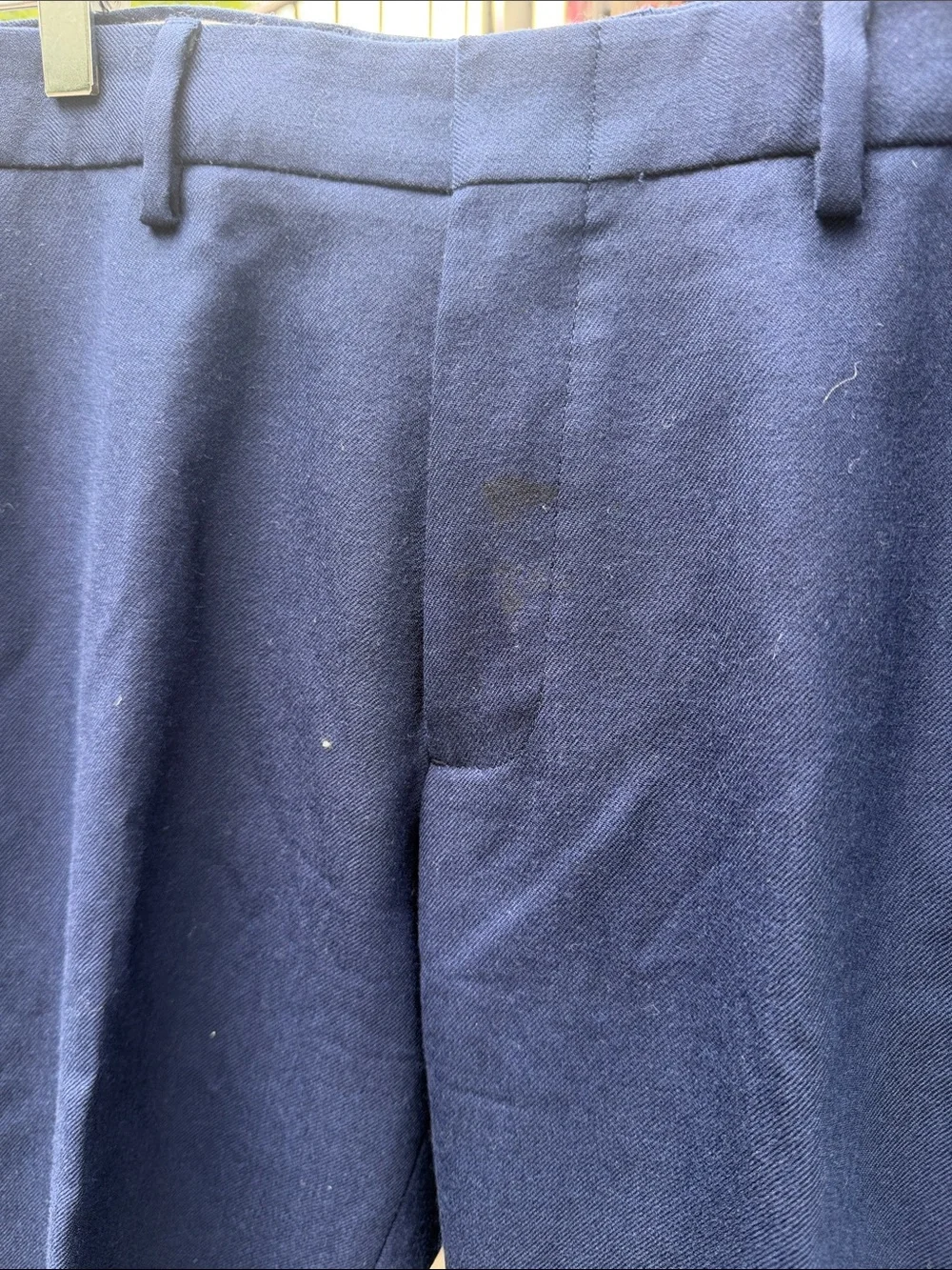 J. Crew Men's Navy Dress Trousers - Bowery Slim 31x30